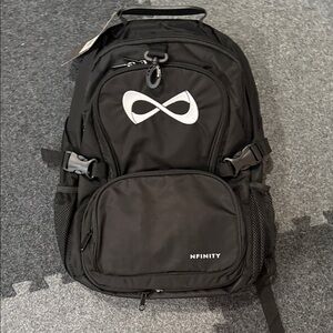 NFINITY Black and White Cheer Backpack